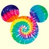 Men's Mickey & Friends Rainbow Tie-Dye Mickey Mouse Logo T-Shirt - 2 of 4