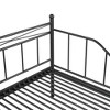Twin Size Metal Daybed with Trundle, Daybed with Slat No Box Spring Needed For Kids Teens Bedroom Furniture - 2 of 4
