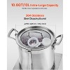 VEVOR Food Processor & Vegetable Chopper, 10.6 Quart Food-Grade Stainless Steel Food Processor Chopper with 2 Extra S-Curve Blades, Silver - 4 of 4