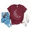 Simply Sage Market Women's Floral Moon Short Sleeve Graphic Tee - 3 of 3