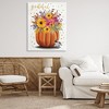 Stupell Industries Grateful Pumpkin Bouquet Canvas Wall Art - 2 of 4