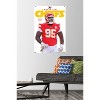 Trends International NFL Kansas City Chiefs - Chris Jones Feature Series 25 Unframed Wall Poster Prints - 2 of 4