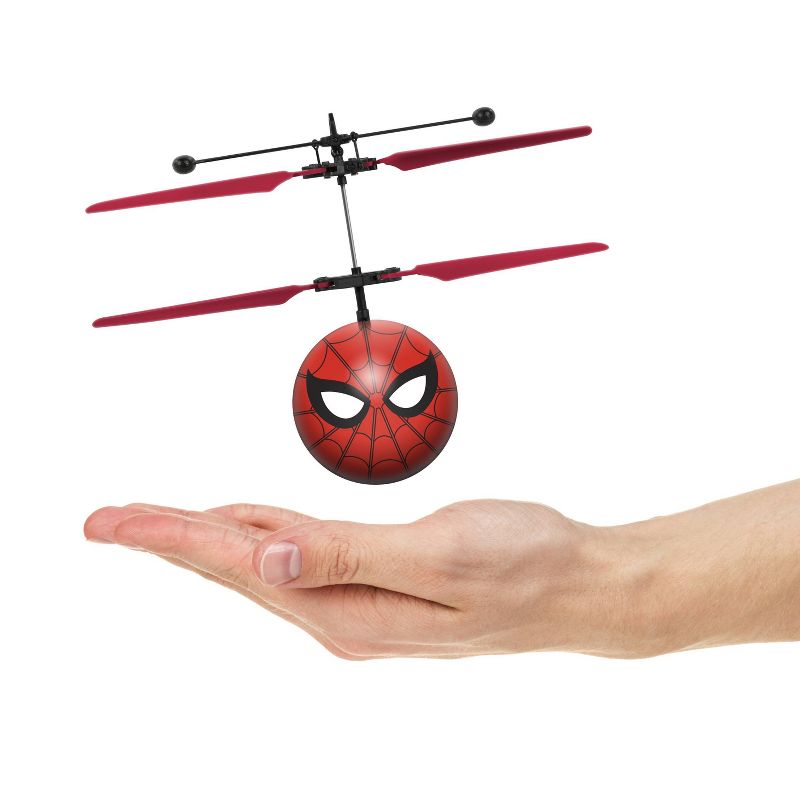 World Tech Toys Marvel Spider-Man IR UFO Ball Helicopter, 3 of 5