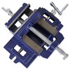 5 Inch Cross Slide Drill Press Vise, 2 Way X-Y Heavy Duty Clamp Machine Vise Holder, Clamping Tool, Bench Mount Clamp Machine Blue - 3 of 4