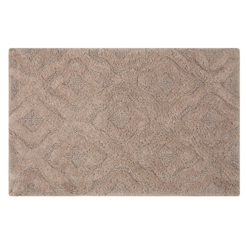 Link Bath Rug 220 Gsf Soft Plush Cotton Non Skid Back Stone By ...