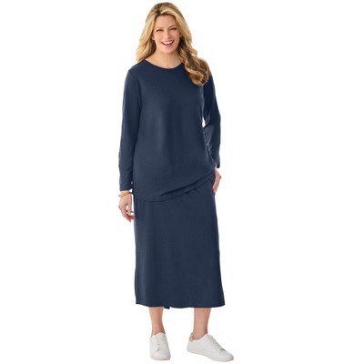 Woman Within 2-Piece Skirt Set