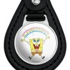 Spongebob Imagination Rainbow Black Leather Keychain - 3 of 4