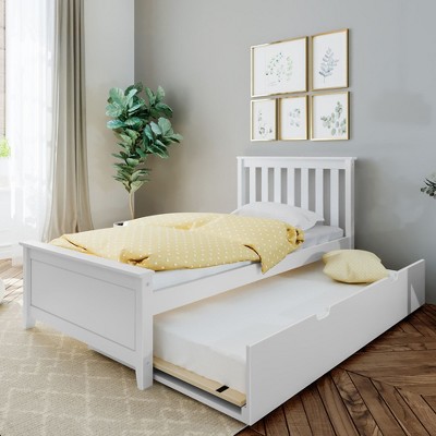 Max & Lily Twin-size Bed With Trundle, White : Target