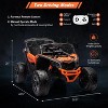 12V Licensed Can-Am Kids Ride On UTV, Electric Off-Road Car w/Remote, LED Lights, Music, Safety Belt, Open Doors - 3 of 4