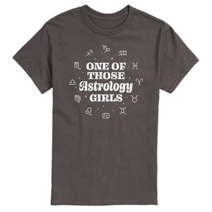Men's - Instant Message - One Of Those Astrology Girls Short Sleeve Graphic T-Shirt - 1 of 4
