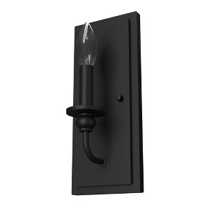 Hunter Fans 5" Southcrest Wall Light Flat Matte Black Finish - Modern Elegance for Indoor Spaces, 1 Bulb, Dimmable - 1 of 1