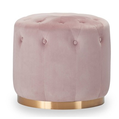 Pink store ottoman target