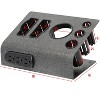 Saloniture Tabletop Hair Iron and Blow Dryer Holder - Salon Appliance Stand with 3 Outlets, Black - 3 of 3