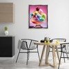 Stupell Industries Rainbow Hued Sundae Dessert Black Framed Floater Canvas Wall Art - 2 of 4