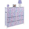 Sorbus Dresser with 9 Drawers - Furniture Storage Chest Tower Unit for Bedroom, Closet, etc - Steel Frame, Wood Top, Fabric Bins - 2 of 4