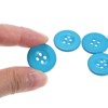 Unique Bargains Resin Craft DIY Round Flat 4-Hole Replacement Sewing Buttons 10 Pcs - 4 of 4