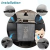Unique Bargains Dog Car Net Barrier with Adjustable Rope and Hook 20.87"x20.87" Black 1 Pc - 4 of 4