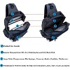 Paaaawaters Sling Bags Chest Shoulder Backpacks, 12.5'' 13.3'' 14.1'' 15.6''Laptop Backpack Crossbody Messenger Bag - 4 of 4