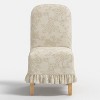 Replacement Ruffled Slipcover Only for Rounded Back Dining Chair - Threshold™ - 2 of 4