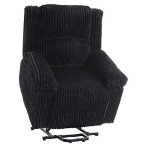 Lift Recliner Sofa, Adjustable Recliner, Corduroy Recliner Chair, Pillow Top Arms, Thick Padding, 400LBS Capacity, for Bedroom, Home Theater - 1 of 4