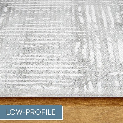 Gray Geometric Memory Foam Anti-Fatigue Mat 18" x 39"