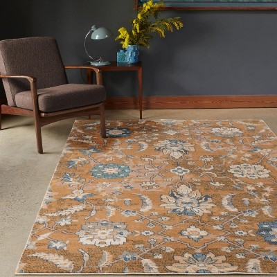 Luxe Weavers Floral Moroccan Indoor