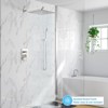 Whizmax Bathroom Shower Faucet Set, Rainfall Shower Head With Handheld Combo With Pressure-Balanced Valve - 2 of 4