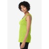 Woman Within Plus Size Rib Knit Tank - 4 of 4