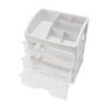 Unique Bargains Clear Makeup Organizer Countertop 1 Pc - 3 of 4