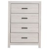 NicBex 4-Drawer Dresser Airy Rectangle Chest with Spacious Drawers, Pull Handles & Wide Top Surface, Light & Bright Bedroom Storage - 2 of 4