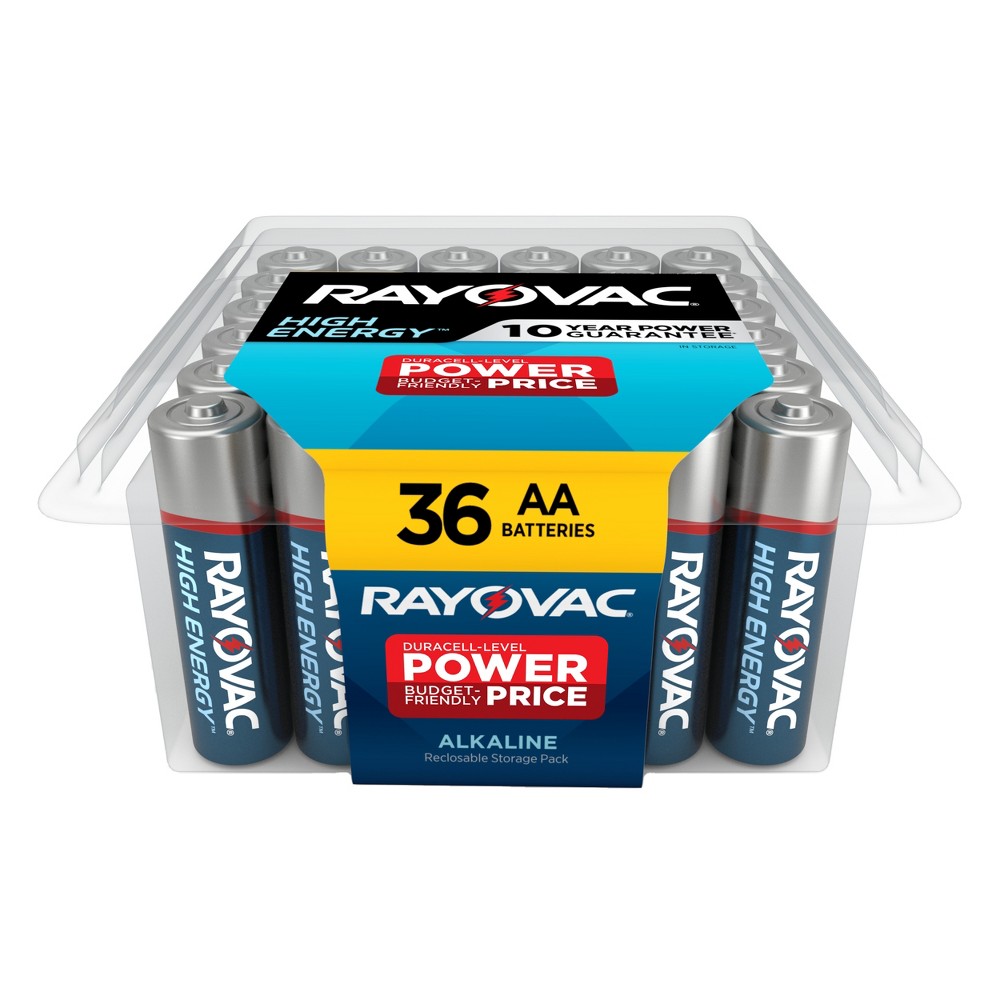 Rayovac High Energy 36pk AA Batteries – Alkaline Battery