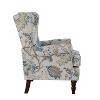 Set of 2 Umberto Traditional Accent Armchair with Turned Legs | ARTFUL LIVING DESIGN - image 3 of 4