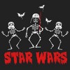 Juniors Womens Star Wars Halloween Vader Skeletons Festival Muscle Tee - 2 of 4