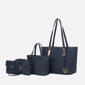 MKF Collection Arya Signature Vegan Leather Tote Bag for Women Versatile Handbag Purse by Mia K - 1 of 4