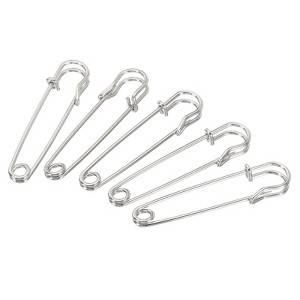 Unique Bargains Large Metal Sturdy Sewing Safety Pins for Blankets 20 Pcs - 1 of 4