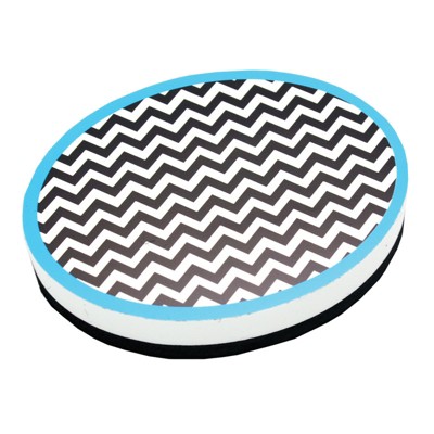 Ashley Productions Magnetic Whiteboard Eraser, Chevron (Pack of 6)