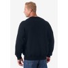 KingSize Men's Big & Tall Tall Wicking Fleece Crewneck - 3 of 4