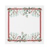 Winter Holiday Berry Fabric Napkin Set of 4 - Multicolor - 17x17 - Elrene Home Fashions - 4 of 4
