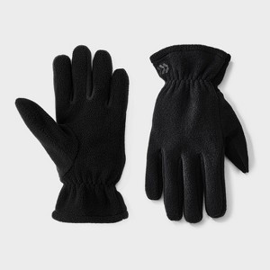 Men's Fleece Gloves - All In Motion™ Black - 1 of 3