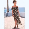 Women's Button Detail High Low Maxi Dress - LASCANA - 3 of 4