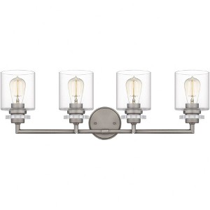 Quoizel Lighting Jaspar 4 - Light Vanity in  Antique Nickel - 1 of 4