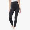 Women's Maternity Leggings Over The Belly Yoga Pregnancy Pants Soft Workout Activewear - 3 of 4