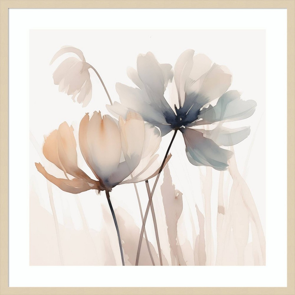 Amanti Art 33x33 Bloom in The Now I by Lazar Studio Wood Framed Wall Art Print