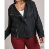 Women's Plus Size Suede Moto Jacket - umgee - 3 of 4