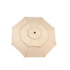 Okak 10 Ft 3 Tier Patio Umbrella,Outdoor Umbrella for Patio,Table Umbrella Outdoor with Crank,Pool Umbrellas,Base Not Included - 4 of 4