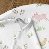 Sweet Jojo Designs Boy or Girl Gender Neutral Unisex Support Nursing Pillow Cover (Pillow Not Included) Farm Animals - 4 of 4