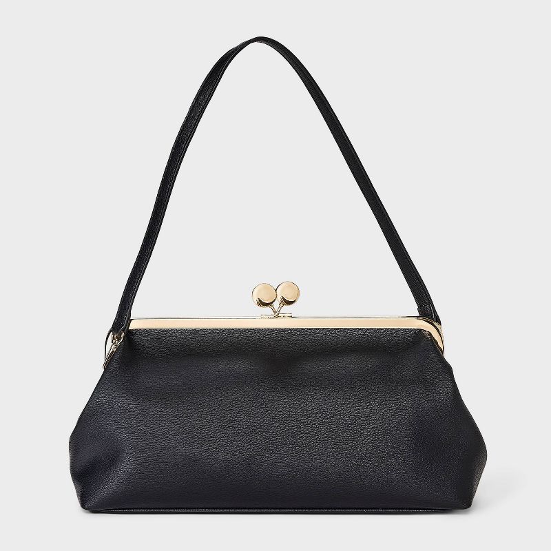 Kiss Lock Clutch Bag - A New Day™ Black
