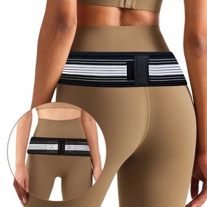 Link Active Sacroiliac SI Joint Hip Belt - Lower Back Support Brace for Men and Women Braces Pain Pelvic Trochanter Sciatica Pelvis Lumbar Relief - 1 of 4