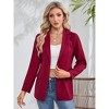 Women Business Casual Blazers with Lined Professional Work Suit Jacket with Pockets - 2 of 4