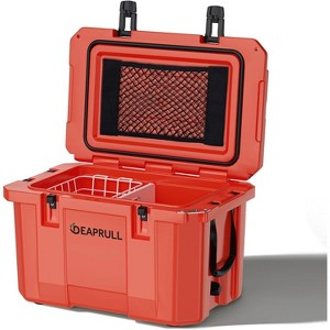 Hooure 60 Quart Cooler with Wheels, Ice Chests Portable Camping Cooler Holds Ice up to 6 Days, Leak-Proof Outdoor Insulated Cooler with Handle - 1 of 4